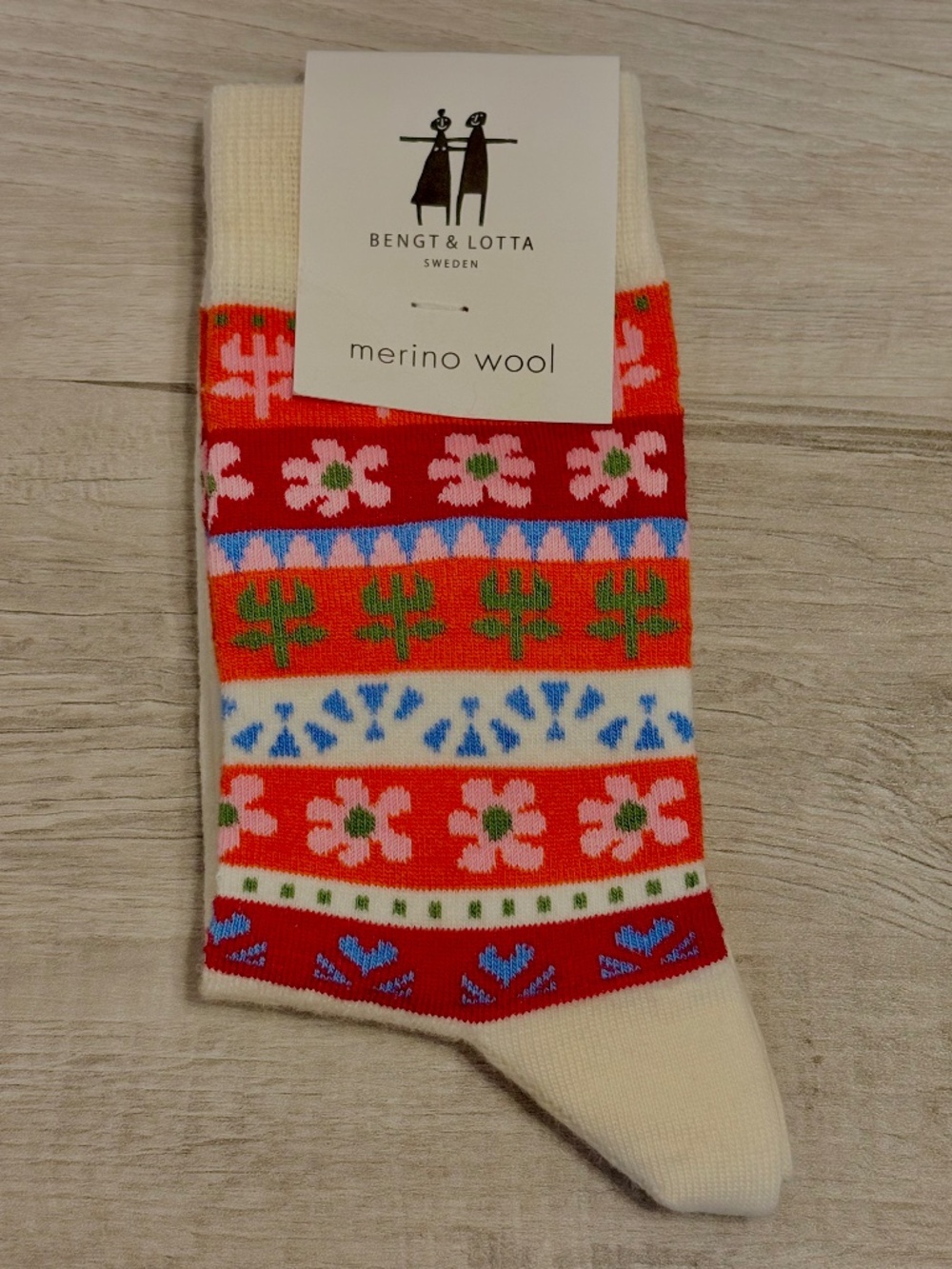 Bengt & Lotta Merino Wool Socks from Sweden Happy Warm Winter Unisex 35-39 New